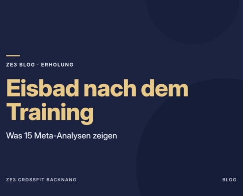 Eisbad nach dem Training: Hilft Kälte oder bremst sie dich?
