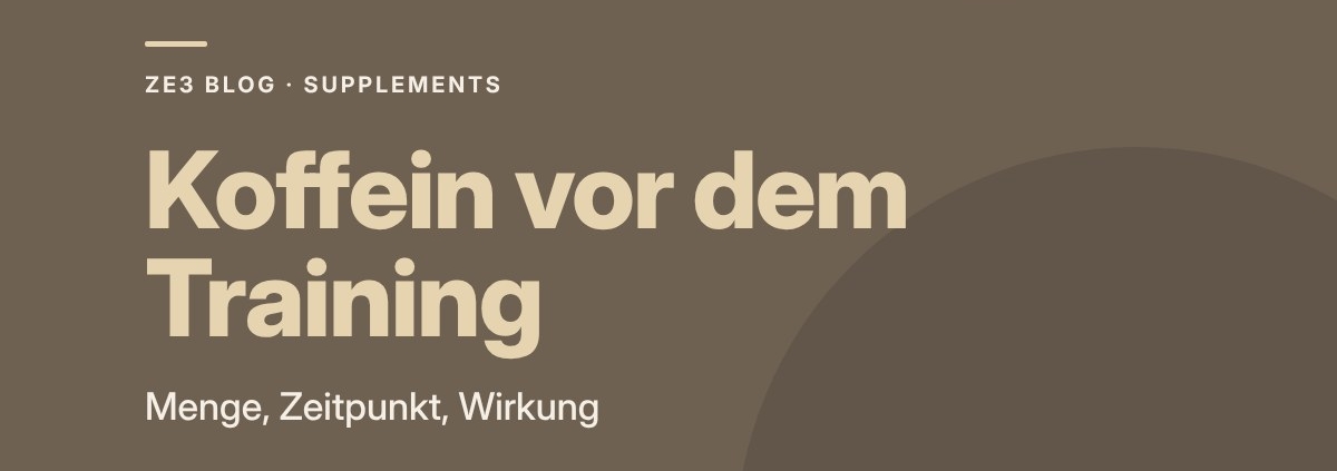 Koffein vor dem Training: Wie viel wirkt wirklich?