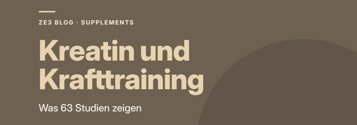 Kreatin und Krafttraining: Was bringt es wirklich?