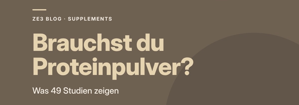 Proteinpulver: Brauchst du es für Muskeln und Kraft?