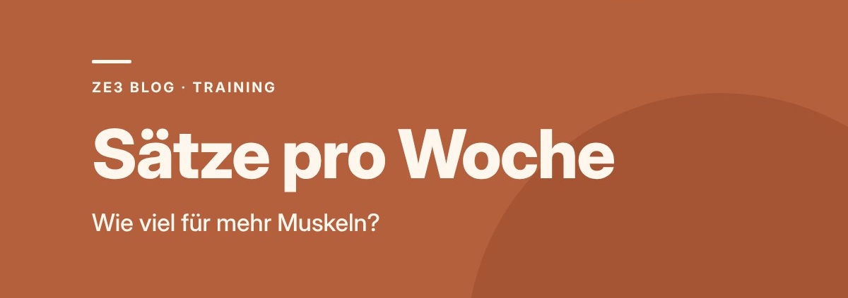 Wie viele Sätze pro Woche brauchst du für mehr Muskeln?